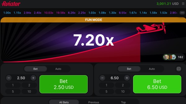 Aviator yutuqni yechish