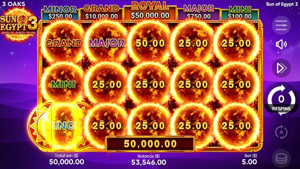 Sun of Egypt 3 asosiy o'yin